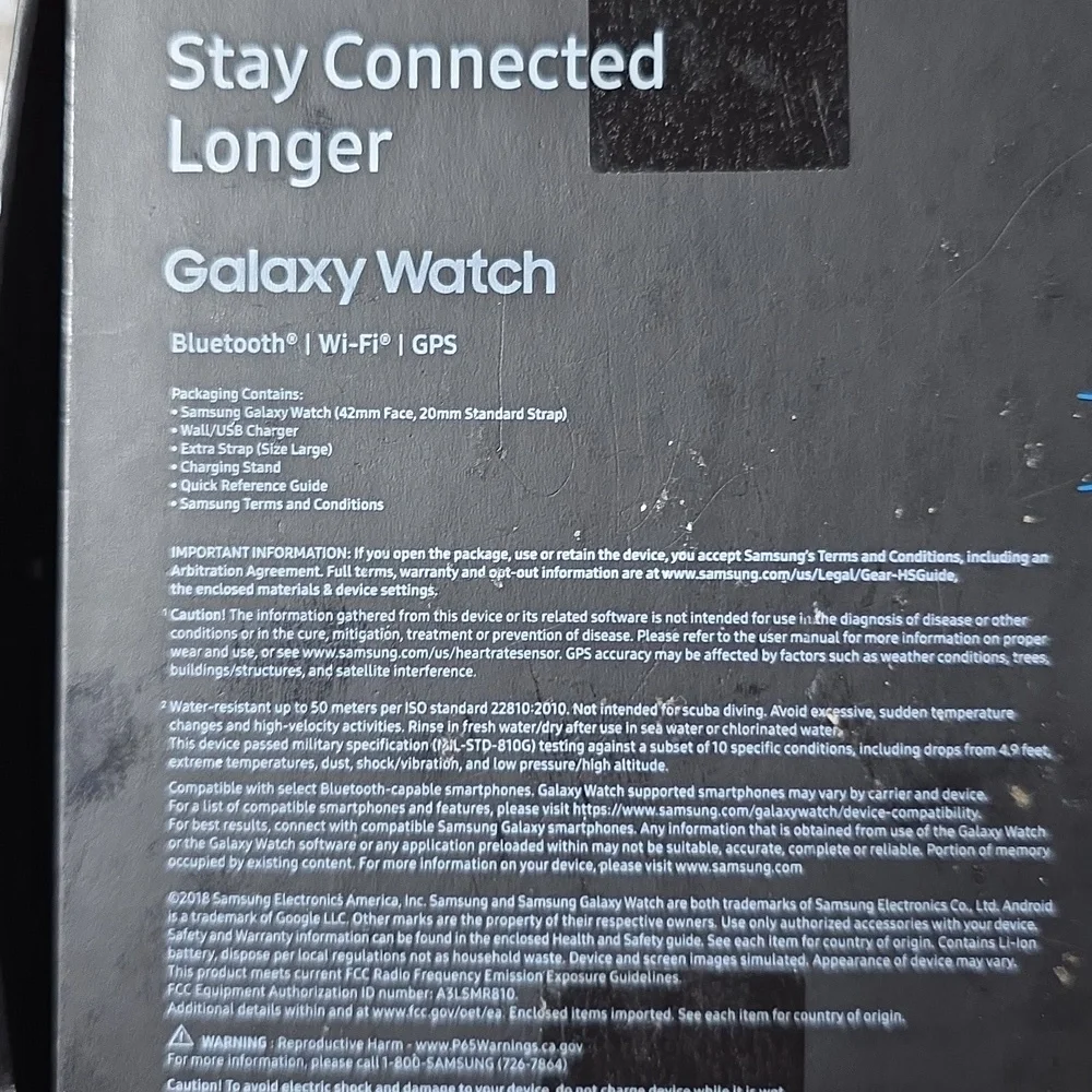 Samsung Rosegold Smartwatch with 5 Bands And Charger